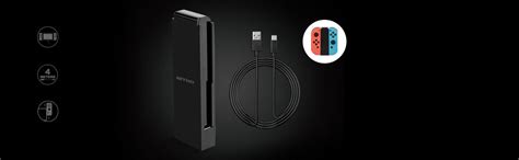 Nitho Charge & Play Grip for Switch Joy-Con Controllers, Rechargeable ...