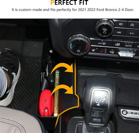 Buy RERPRO Center Console Organizer Tray Shifter Storage Box for 2021 ...