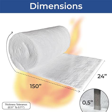 SIMOND STORE 2400F 8# Density Ceramic Fiber Insulation Blanket India | Ubuy