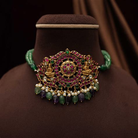 Kundan Choker Necklace & Polki Choker Necklace