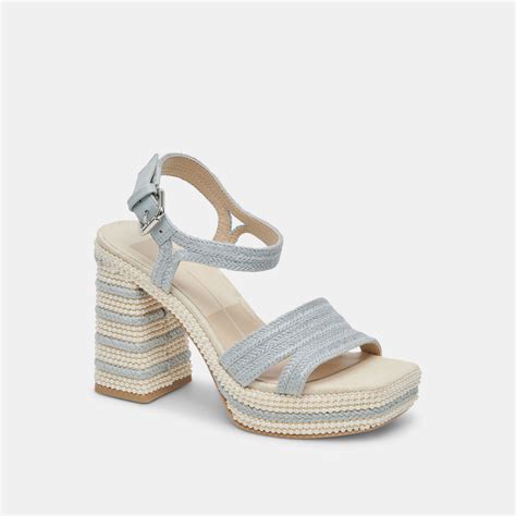 ANIRA PEARL HEELS LIGHT BLUE PEARLS – Dolce Vita