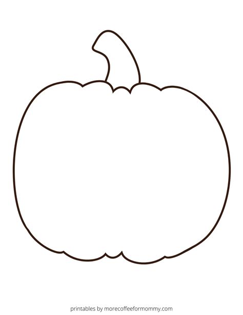 Easy Pumpkin Templates: Free Printable Designs! - Printables for Everyone