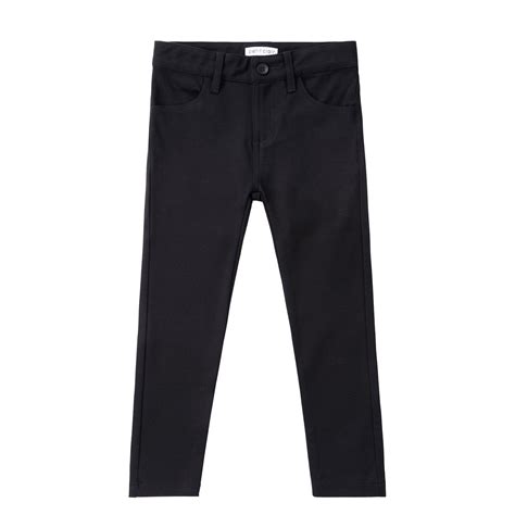 Boys Stretch Black Pants