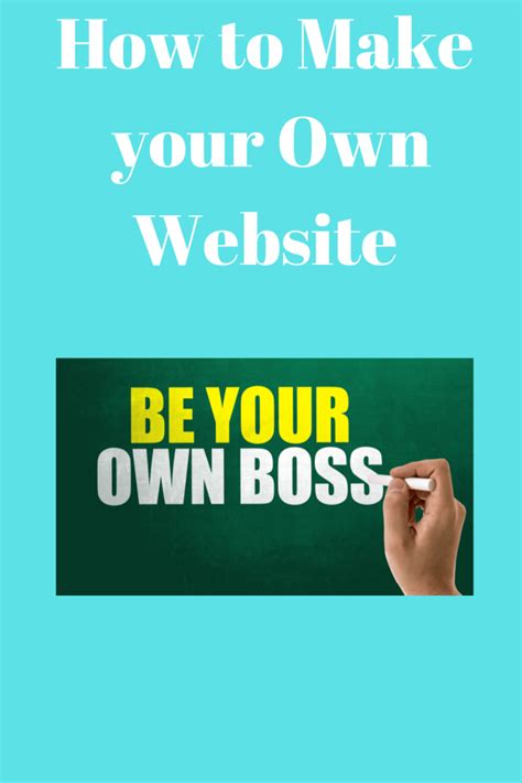 How to Create My Own Website 的图像结果
