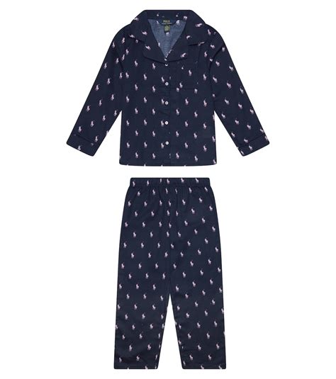 Polo Pony pajama set in blue - Polo Ralph Lauren Kids | Mytheresa