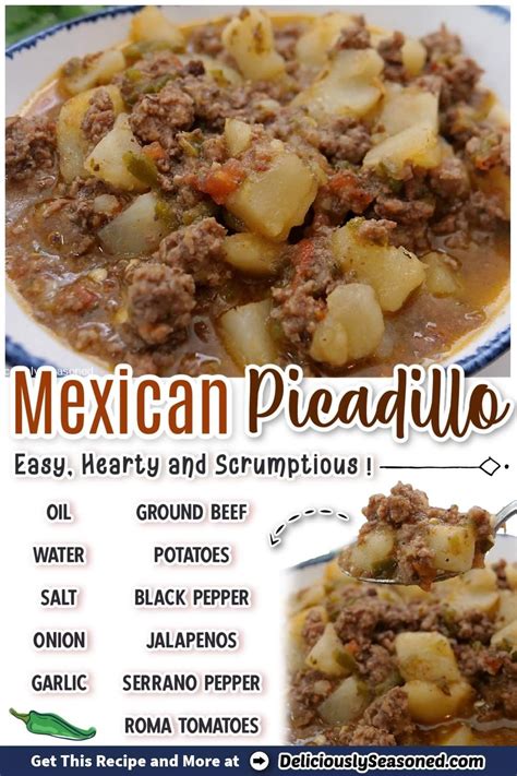 Picadillo con papas flavor mosaic – Artofit
