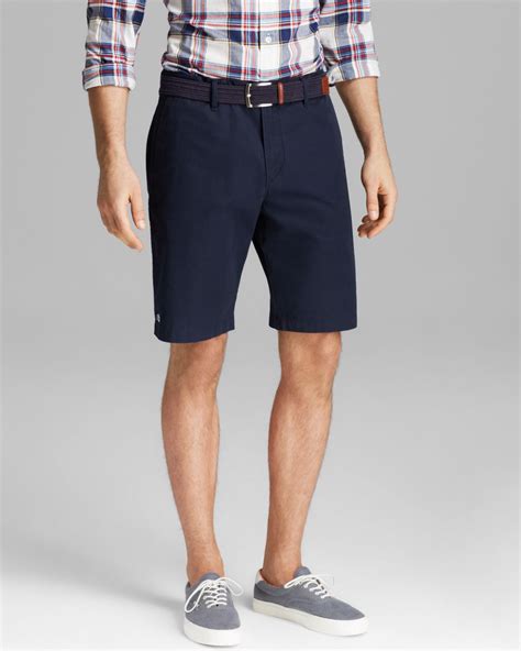 Lacoste Classic Fit Bermuda Shorts in Blue for Men - Lyst