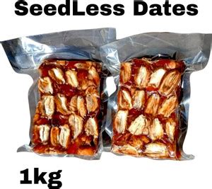 FreshTrain Seedless Dates | Khajur Without Seed| Soft Pin Khajoor(Buy ...