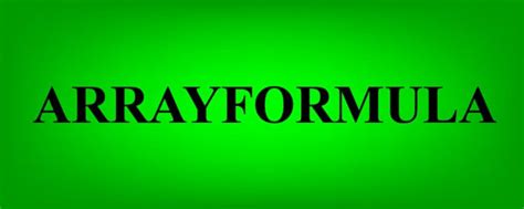 Image result for Array Formula Function