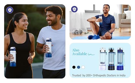 Bioplus Hydrogen Water Bottle |Spe-Pem Technology|1 Year Warranty ...