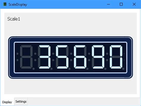 Image result for Display for Scale