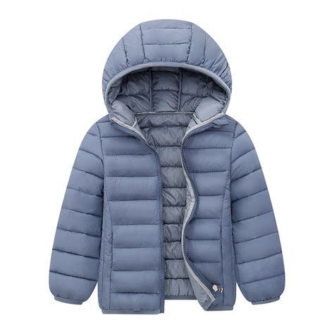Boys Down Jacket for Winter Warm Hooded Windproof Outdoor Coats with ...