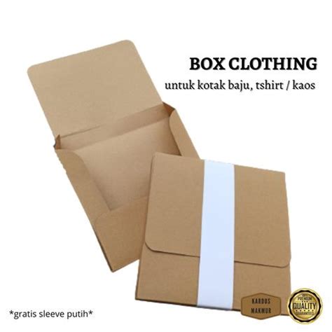 Jual Clothing Box untuk kotak packaging baju, tshirt / kaos online shop ...