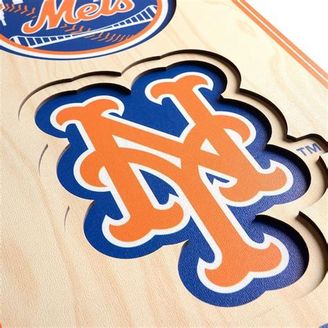 Buy MLB New York Mets Wooden 8 in. x 32 in. 3D Stadium Banner-Citi ...