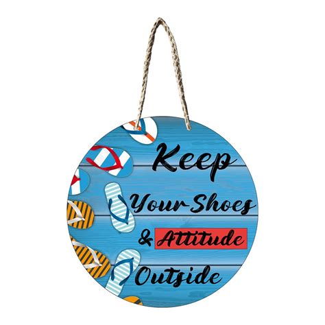 Keep Your Shoes Outside Quote Decorative Wall Art Wall Hanger for ...