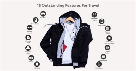 The World's Best Travel Hoodie | Packed With 15 Outstanding Features at ...