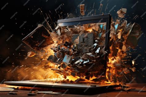Image result for Computer Exploding Stock Image