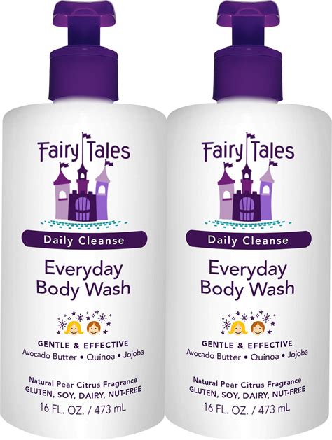 Amazon.com : Fairy Tales Daily Cleanse Kids Body Wash, Everyday Body ...
