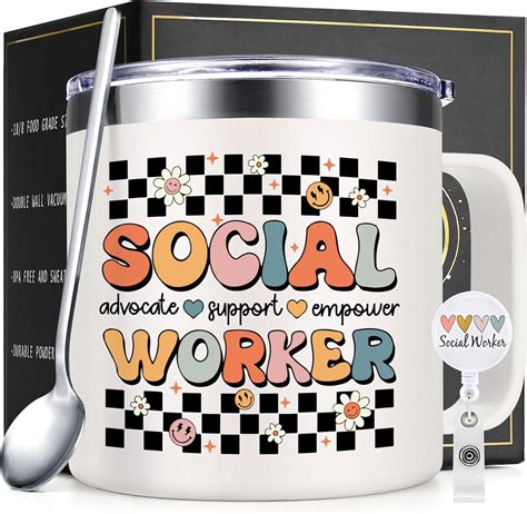 Amazon.com | Lifecapido Social Worker Gifts for Women, Social Worker ...