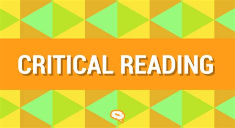 Image result for Critical Reading Definition