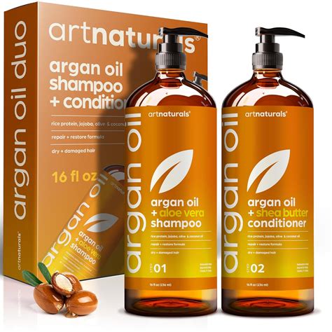 Art Naturals® Organic Moroccan Argan Oil Shampoo and Conditioner Set (2 ...