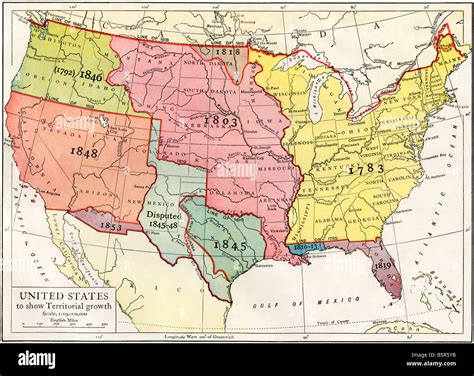 1700s america expansion map hi-res stock photography and images - Alamy