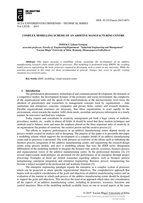 Additive Manufacturing Complexity Model 的图像结果