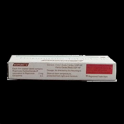 ROPARK 2MG TABLET 10'S Price, Uses, Side Effects & Substitutes | Medkart