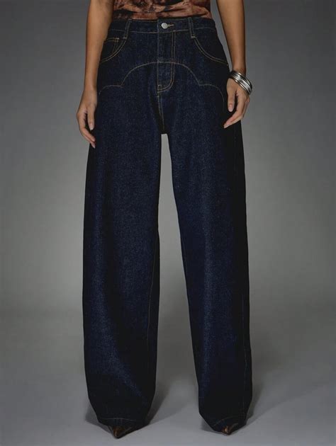 MISSGUIDED Jeans de tiro bajo desgastados de estilo Western con pierna ...