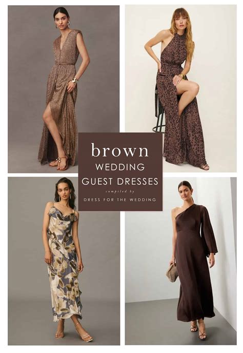 Brown dress to wear to a wedding | Beachweddingtips.com