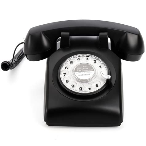 Dicunoy Retro Rotary Dial Telephones Vintage Old Telephone For Landline ...