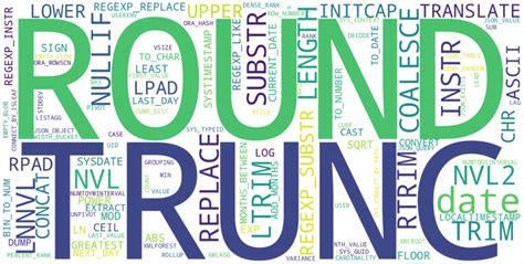 Image result for Oracle SQL Functions