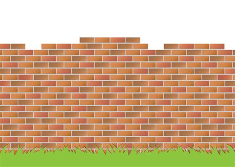 Broken Brick Wall Clip Art