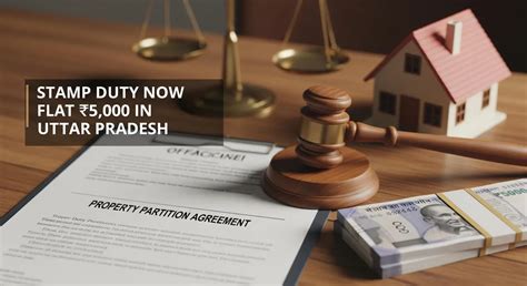 Stamp Duty For Partition of Property To Be A Flat Rs 5,000 in Uttar Pradesh