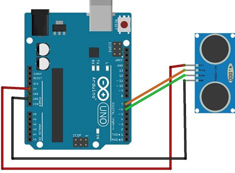 Image result for HC-SR04 Arduino