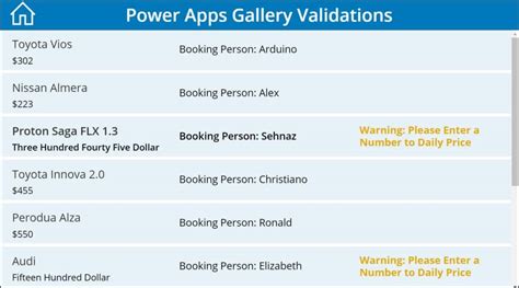 Image result for Power Apps Gallery Example