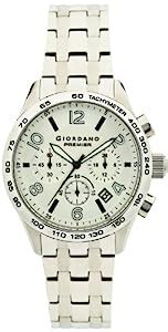 Giordano Chronograph White Dial Men's Watch P100-22 : Amazon.in: Fashion