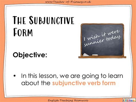 Image result for Subjunctive Form