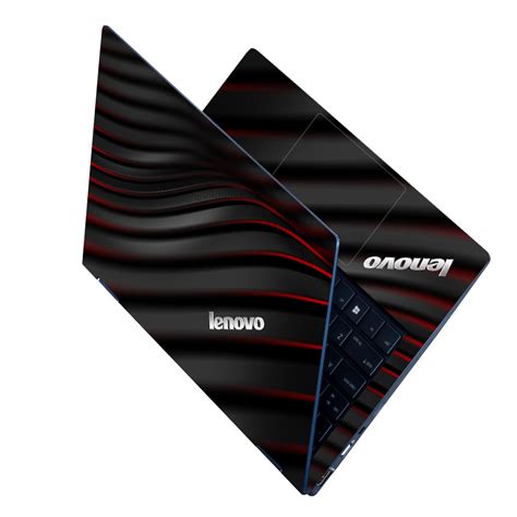 Shop lenovo Black Red Waves Laptop Skin | Buy Online Now – SkinsLegend