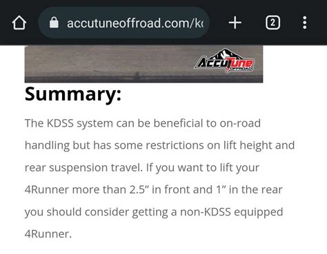 Image result for 4Runner KDSS Explained