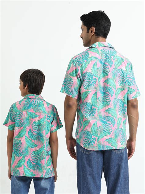 Shop Father and Son Pink Shirts Online India