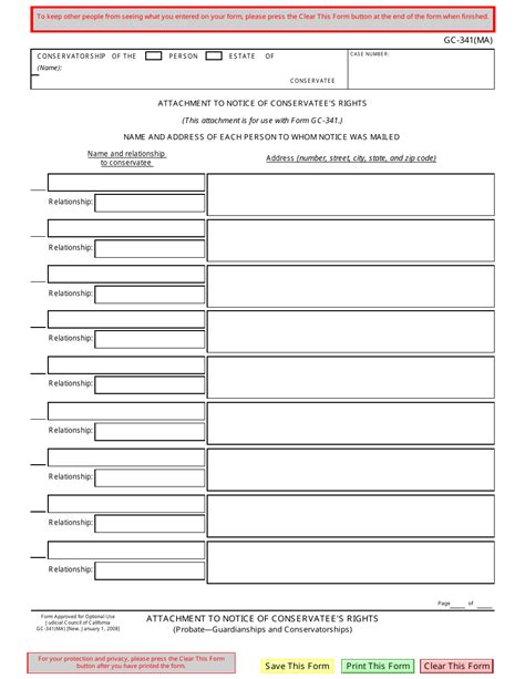 Image result for GC 341 Form