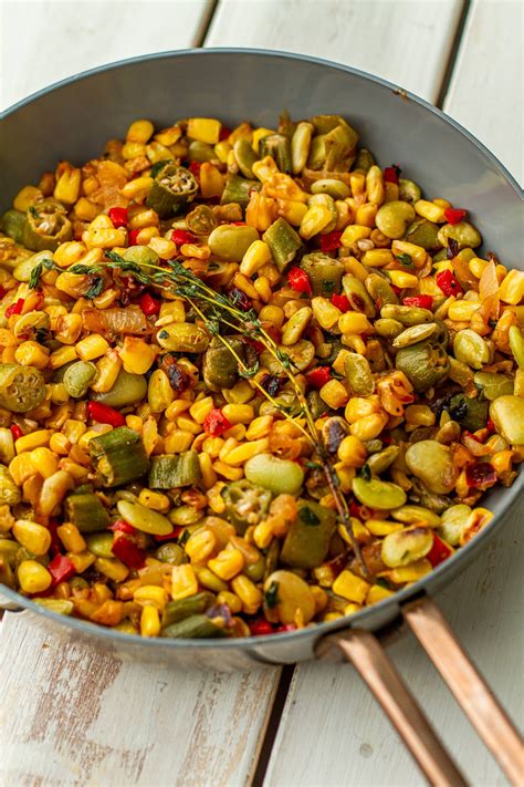 Southern Succotash (meatless) | Meiko and The Dish