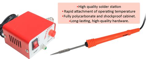 Electronic Spices Metal base 12watt Micro soldering iron station with ...