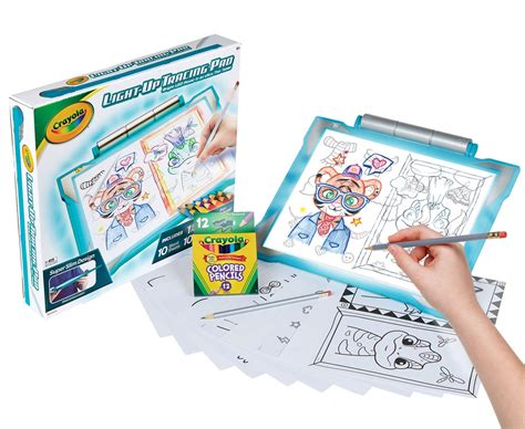 Crayola Light Up Tracing Pad Teal, Amazon Exclusive, Toys, Gift for ...
