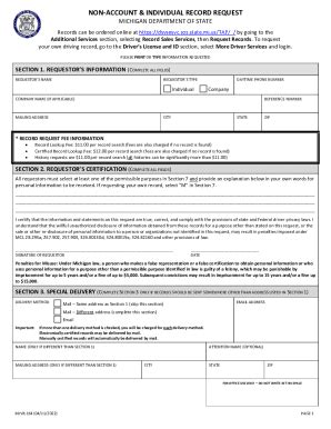2021 Form MI BDVR-154 Fill Online, Printable, Fillable, Blank - pdfFiller