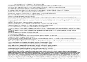 IMP MCQs 205 SOM 1 - MCQ's - Service Operations Management I - SOM 205 ...