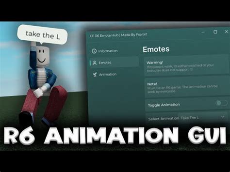 Image result for R6 Fe Animation Script