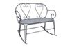 Banc de jardin GENERIQUE Garden Furniture - Banc à bascule en fer Belle ...