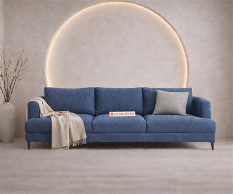 Solos 3 Seater Fabric Sofa – Furnishka